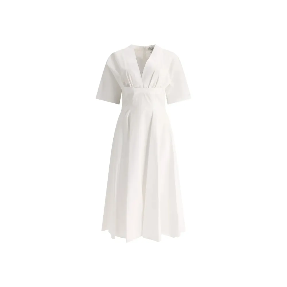 Alaïa Alaia Cotton Midi Dress