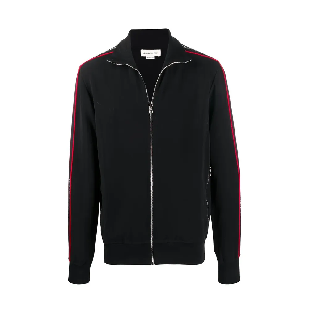 Alexander McQueen Logo Zipped Sweatshirt