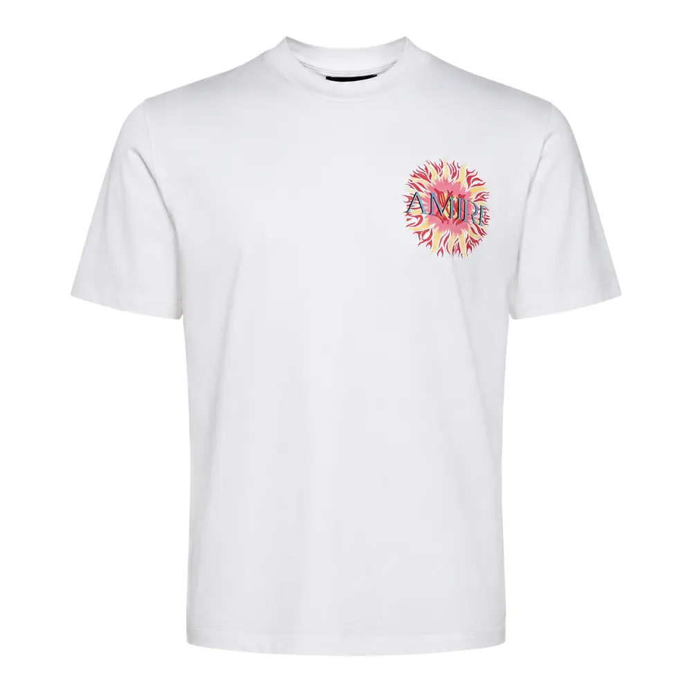 Amiri Sun Tee T-Shirts Tops White