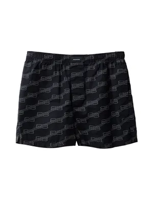 Balenciaga Allover Logo Shorts