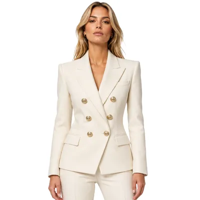 Balmain ホワイトのジャケット Jacket Double-Breasted White