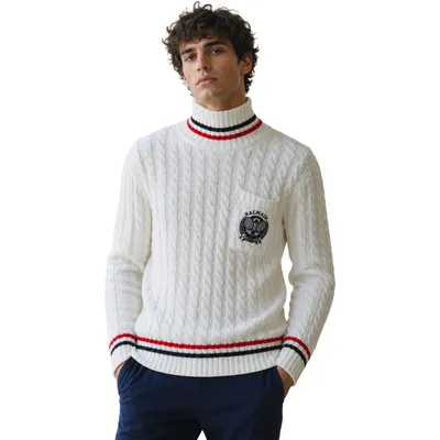 Balmain ホワイトのニット Sweater Turtleneck White