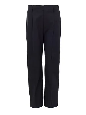 Bottega Veneta ネイビーのパンツ Navy Blue Twill Trousers