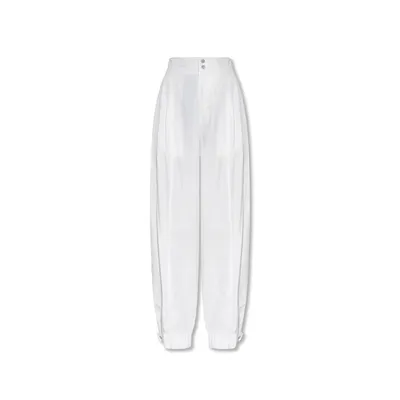 Bottega Veneta ホワイトのパンツ Loose-Fitting Trousers