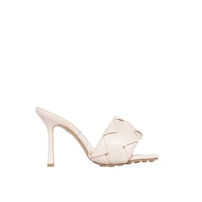 Bottega Veneta ピンクのローファー Lido Leather Mules