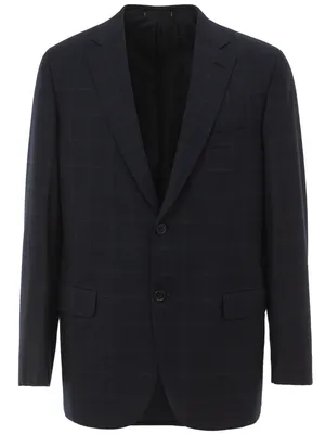 Brioni ジャケット 'Ravello' Check Single Breasted Jacket