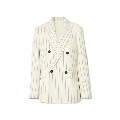 Brunello Cucinelli ホワイトのブレザー Wool Blazer
