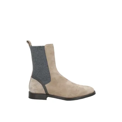 Brunello Cucinelli ベージュのブーツ Suede Boots