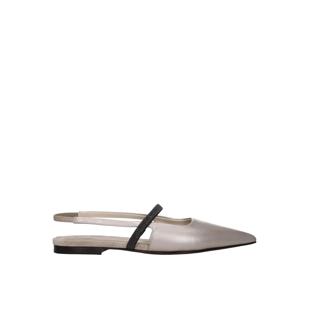 Brunello Cucinelli Slingback Flats