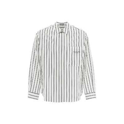Dior ホワイトのシャツ Cotton Striped Shirt