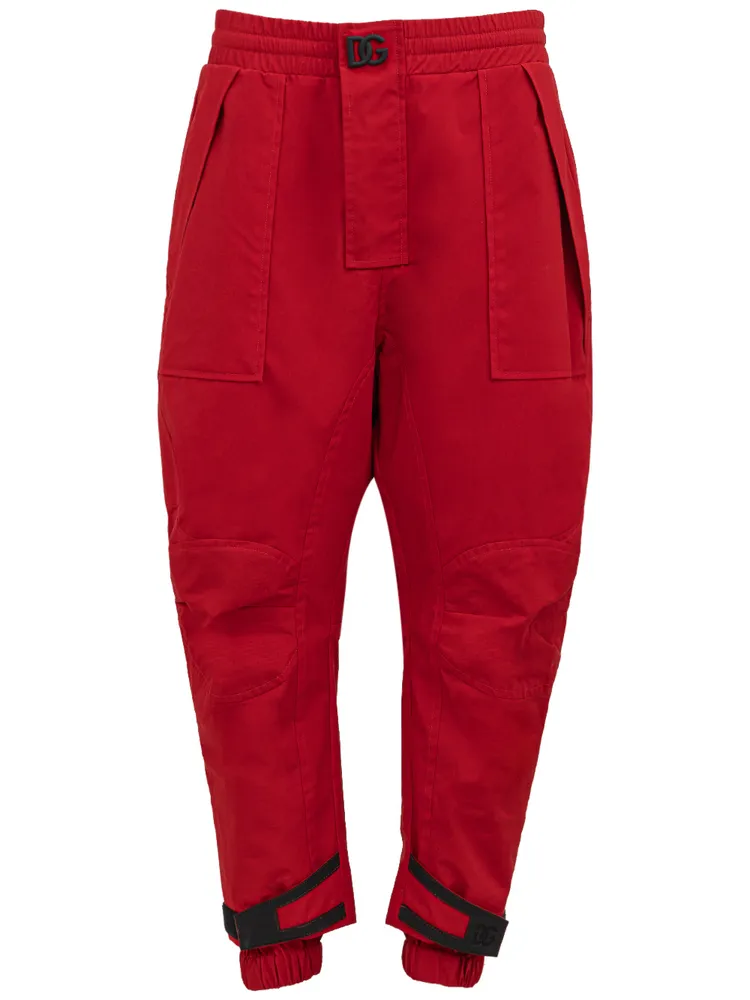 Dolce & Gabbana embossed logo cargo pants
