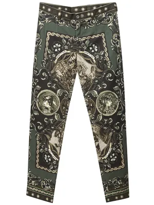Dolce & Gabbana パンツ Cotton Pant with Puppet Print