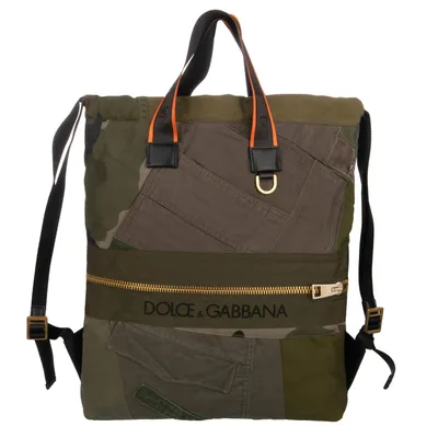 Dolce & Gabbana Backpack Patchwork Camouflage