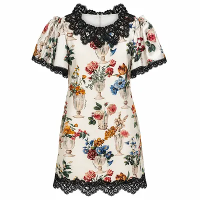 Dolce & Gabbana ホワイトのワンピース Dress Bicchieri White
