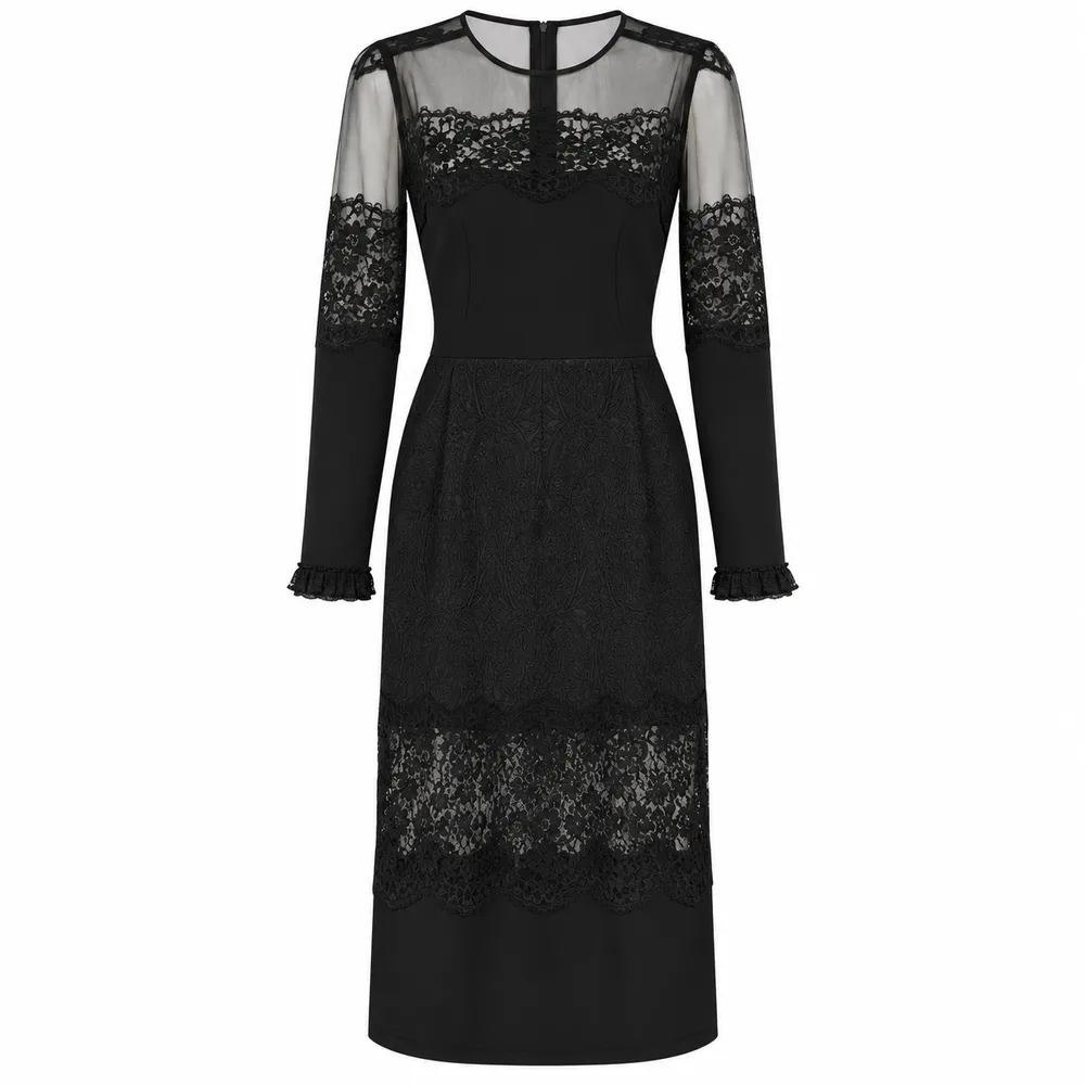 Dolce & Gabbana Dress Long Lace Black