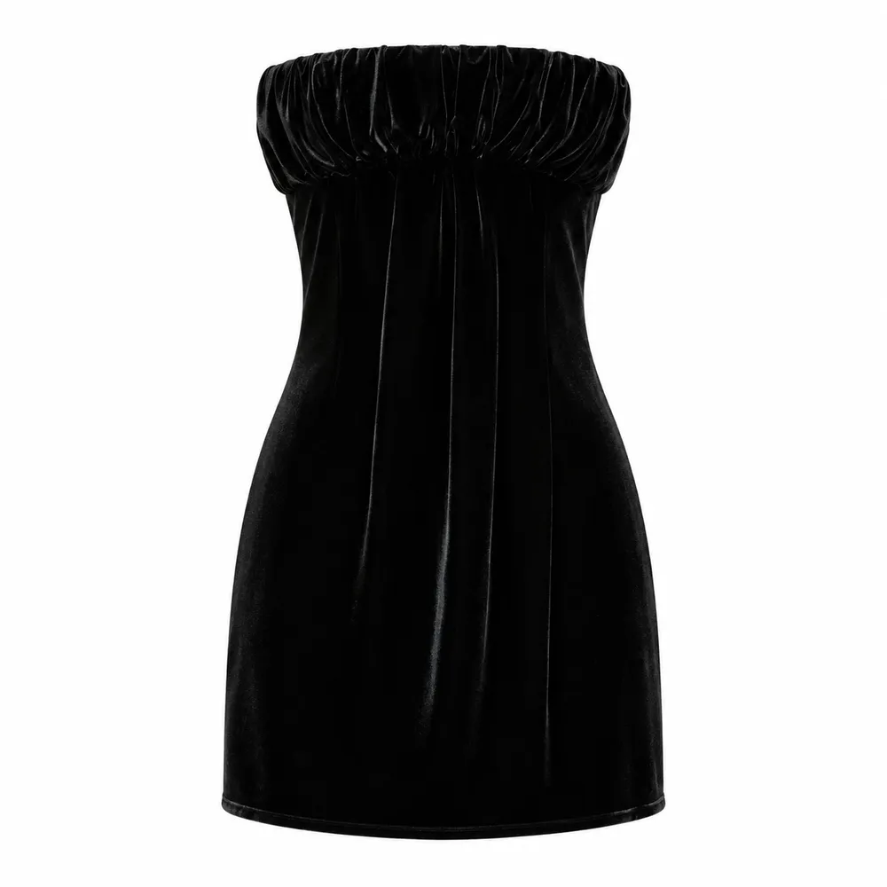 Dolce & Gabbana Dress Short Velvet Black