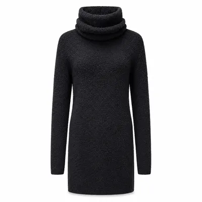 Dolce & Gabbana ブラックのワンピース Dress Bouclè High Neck Black