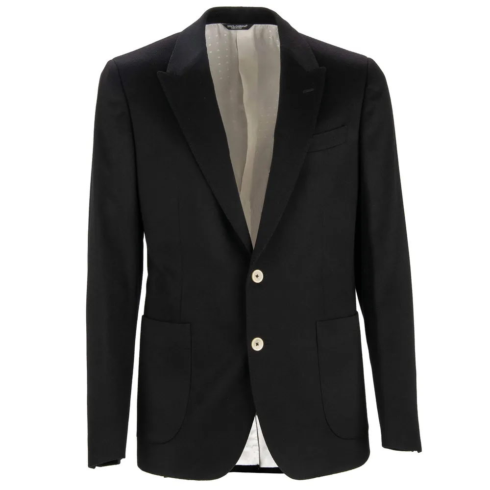 Dolce & Gabbana Jacket Wool Black