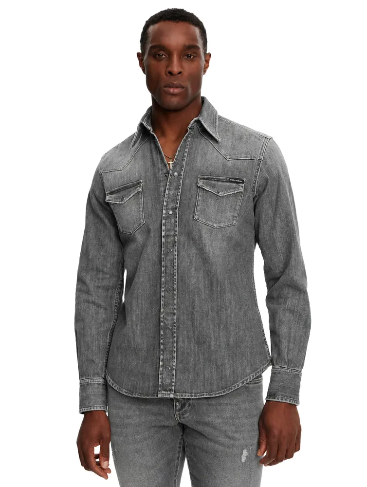 Dolce & Gabbana Shirt Denim Grey