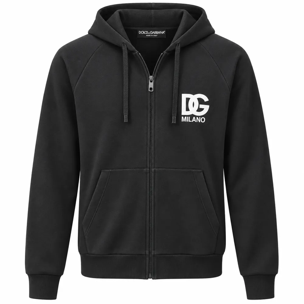 Dolce & Gabbana Sweatshirt Hooded Black