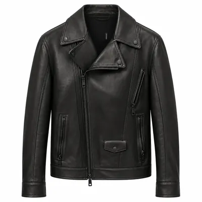 Dolce & Gabbana ブラックのジャケット Chiodo Leather Jackets Black