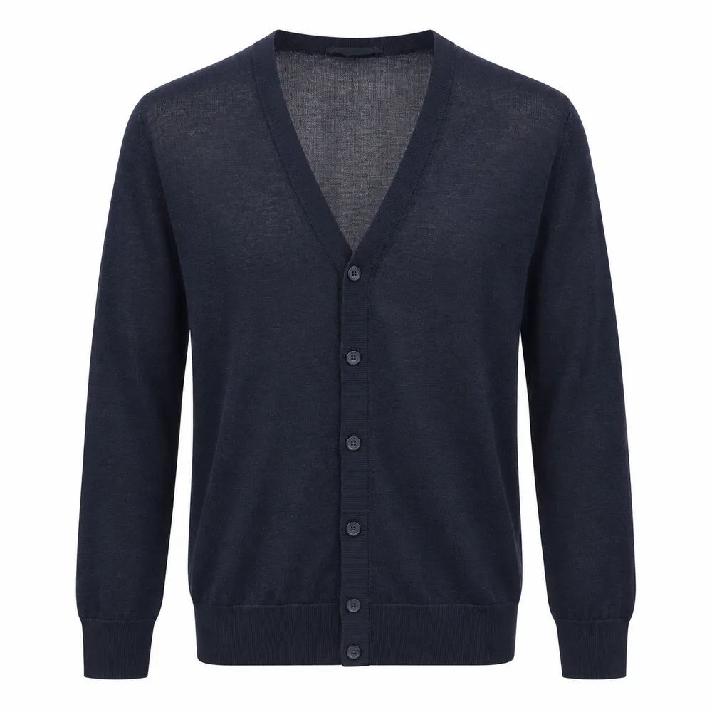 Dolce & Gabbana Cardigan Bottoni Blue
