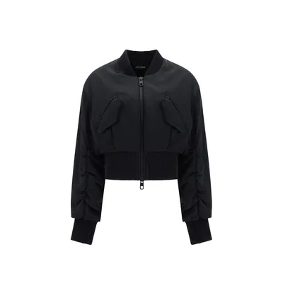 Dolce & Gabbana ブラックのボンバージャケット Cropped Bomber Jacket