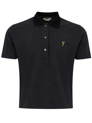 Fendi black short sleeve polo
