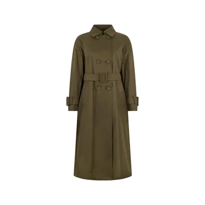 Herno グリーンのトレンチコート Cotton Trench Coat