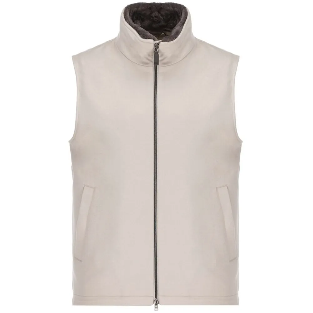 Herno Vest Cashmere Beige
