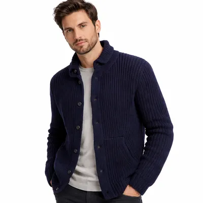Herno ブルーのニット Jacket Knit Blue
