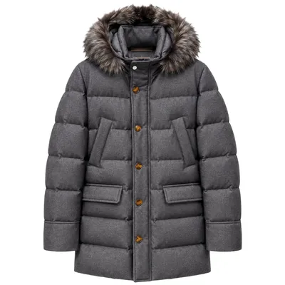 Moorer グレーのジャケット Parka Barbieri Grey