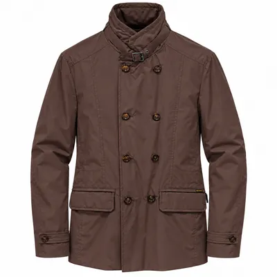 Moorer ブラウンのトレンチコート Trench Coat Nabucco Brown