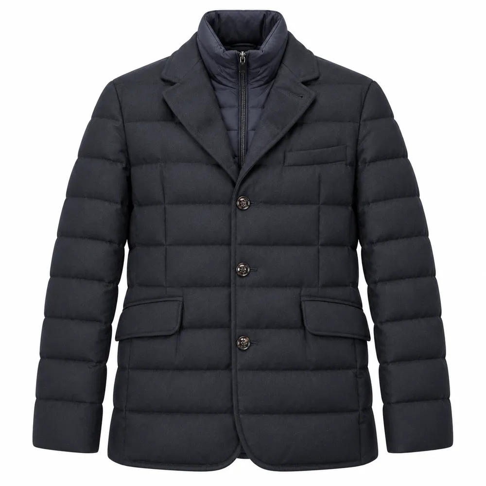 Moorer Jacket Cashmere Nomos Blue