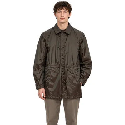 Moorer グリーンのトレンチコート Trench Coat Riberto Petrolio Green