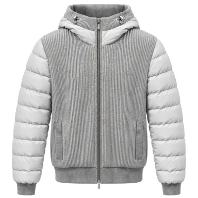 Moorer グレーのジャケット Jacket Valdes Grey