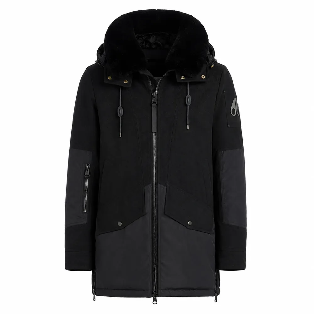 Moose Knuckles Jacket Long Black