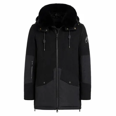 Moose Knuckles ブラックのジャケット Jacket Long Black
