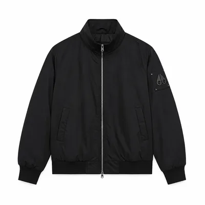 Moose Knuckles ブラックのジャケット Jacket Antivcento LSD Black