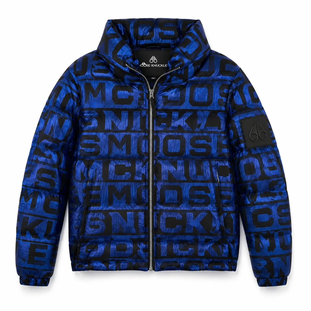 Moose Knuckles Jacket Scritte Blue
