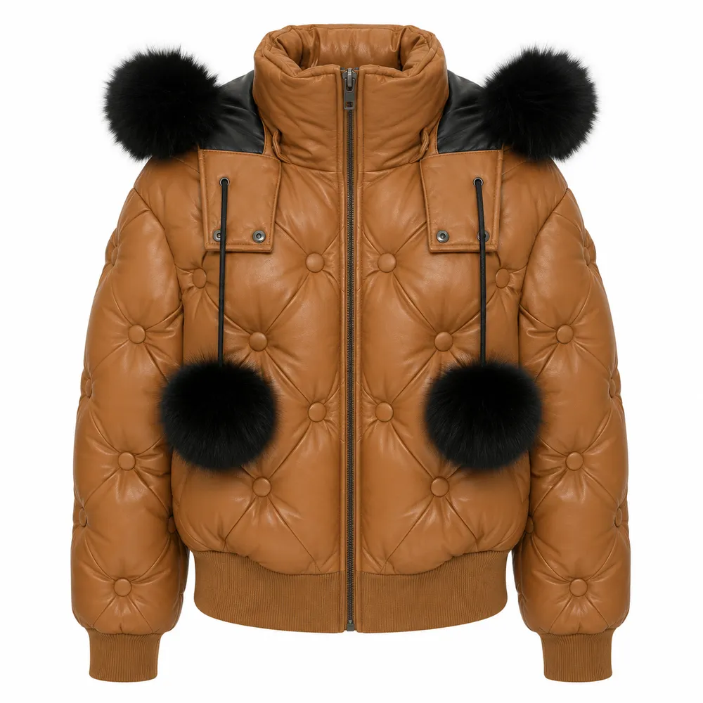 Moose Knuckles Jacket Padded Pon Brown