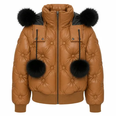 Moose Knuckles ブラウンのジャケット Jacket Padded Pon Brown