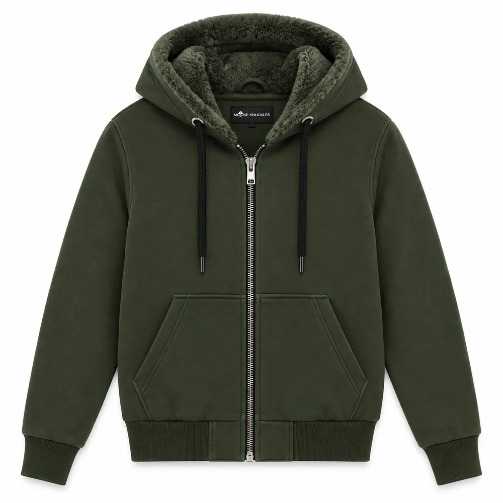 Moose Knuckles Sweatshirt Funny Green