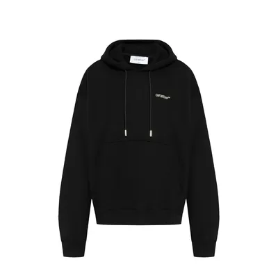 Off-White ブラックのパーカー Logo Hooded Sweatshirt