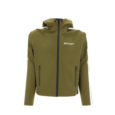 Palm Angels グリーンのジャケット Waterproof Jacket