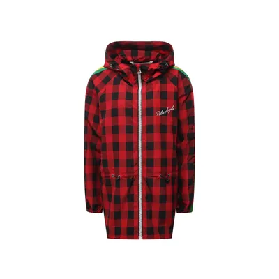 Palm Angels レッドのジャケット Windbreaker Jacket