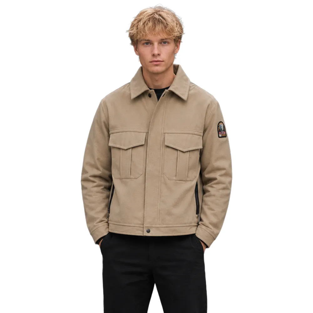 Parajumpers Jacket Techno Wool Beige
