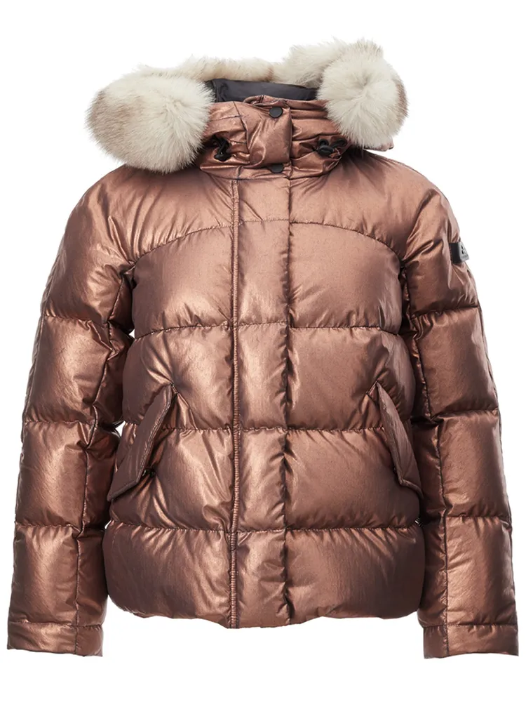 Peuterey Bronze Metal 'Mils' Padded Jacket