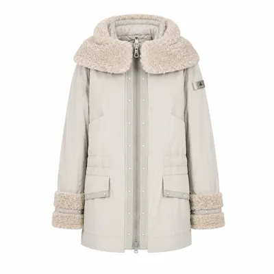 Peuterey グレーのジャケット Jacket Wapasha Fur Grey