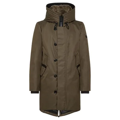 Peuterey Down Jacket Kasa Fur Green